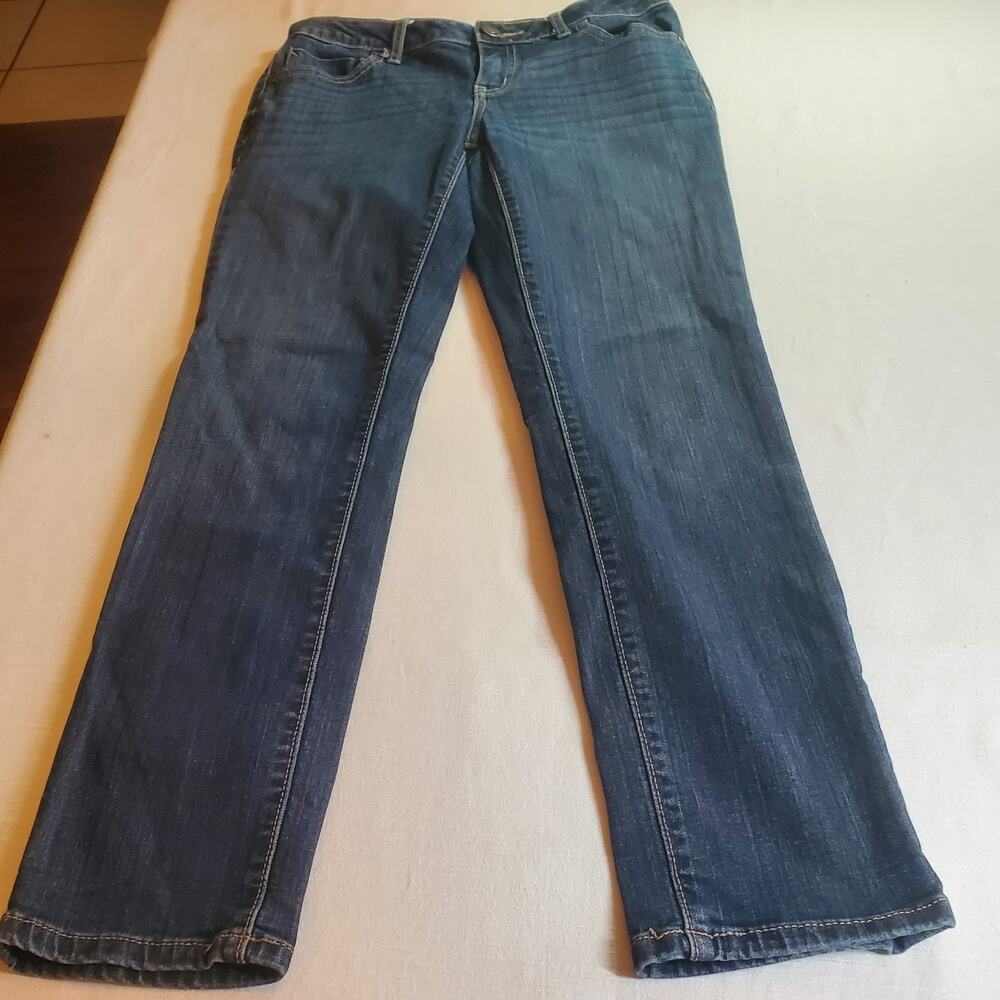 Simply Vera Vera Wang Women's Size 0 Blue Denim Jeans Stretch Mid Rise